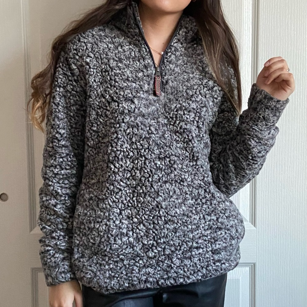 sherpa quarter zip